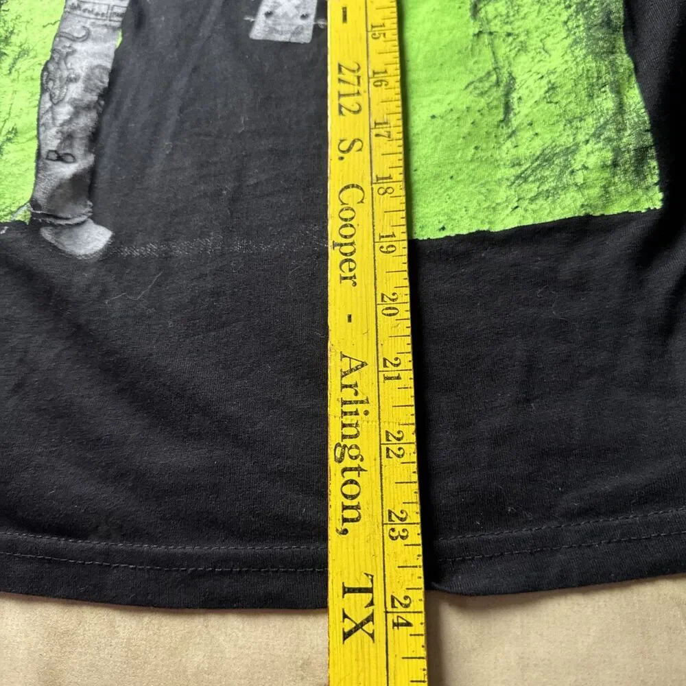Ed Sheeran 2015 Tour T-Shirt Black Green Concert Tee Size Medium Music Merch - Picture 4 of 8